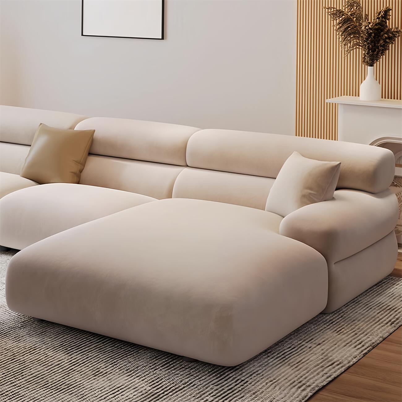Modern L-Shaped Sofa - View 2